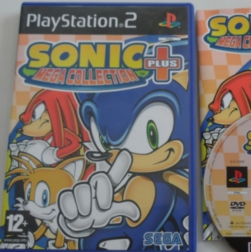 SONIC MEGA COLLECTION PLUS SEGA PLAYSTATION 2 GAME